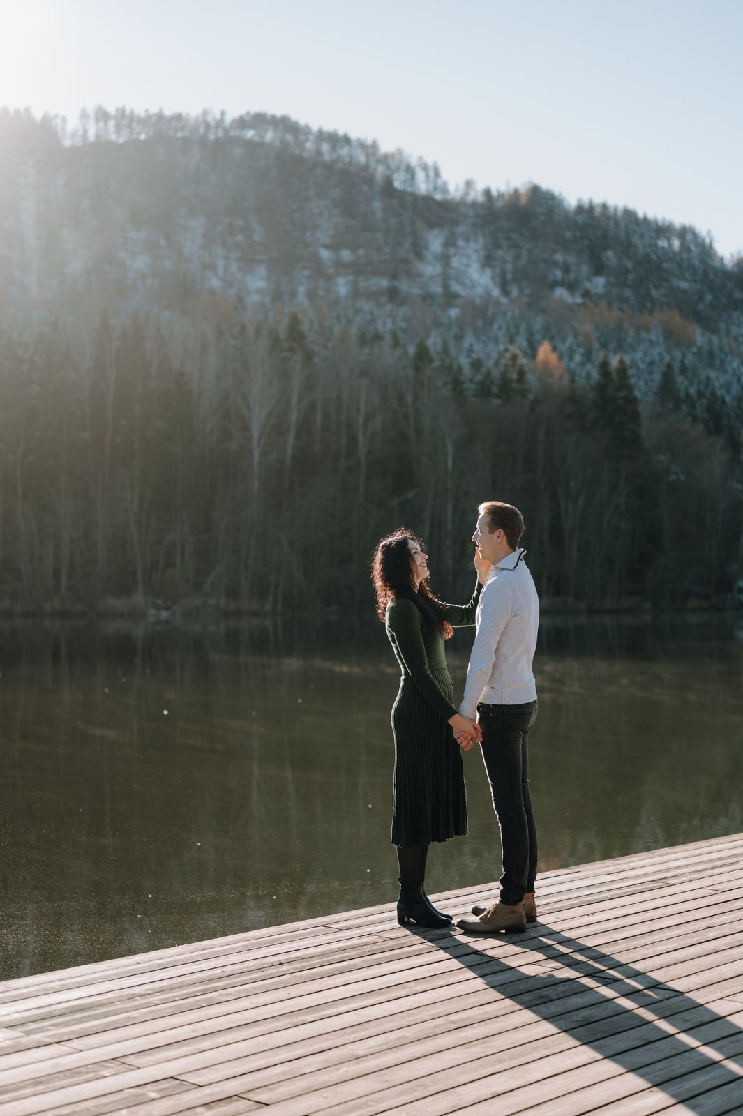 Emotionale Paarfotos Kärnten in der Natur